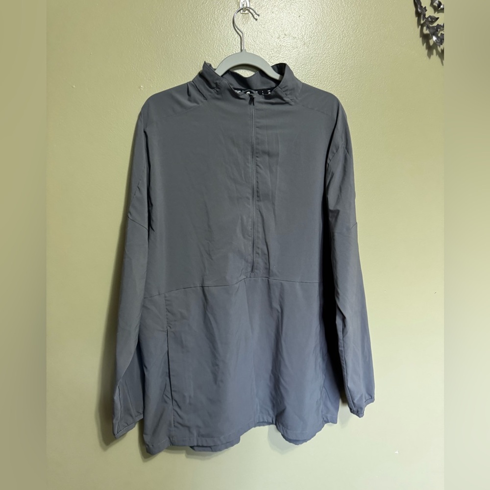 Adidas Windbreaker, Grey, Size L